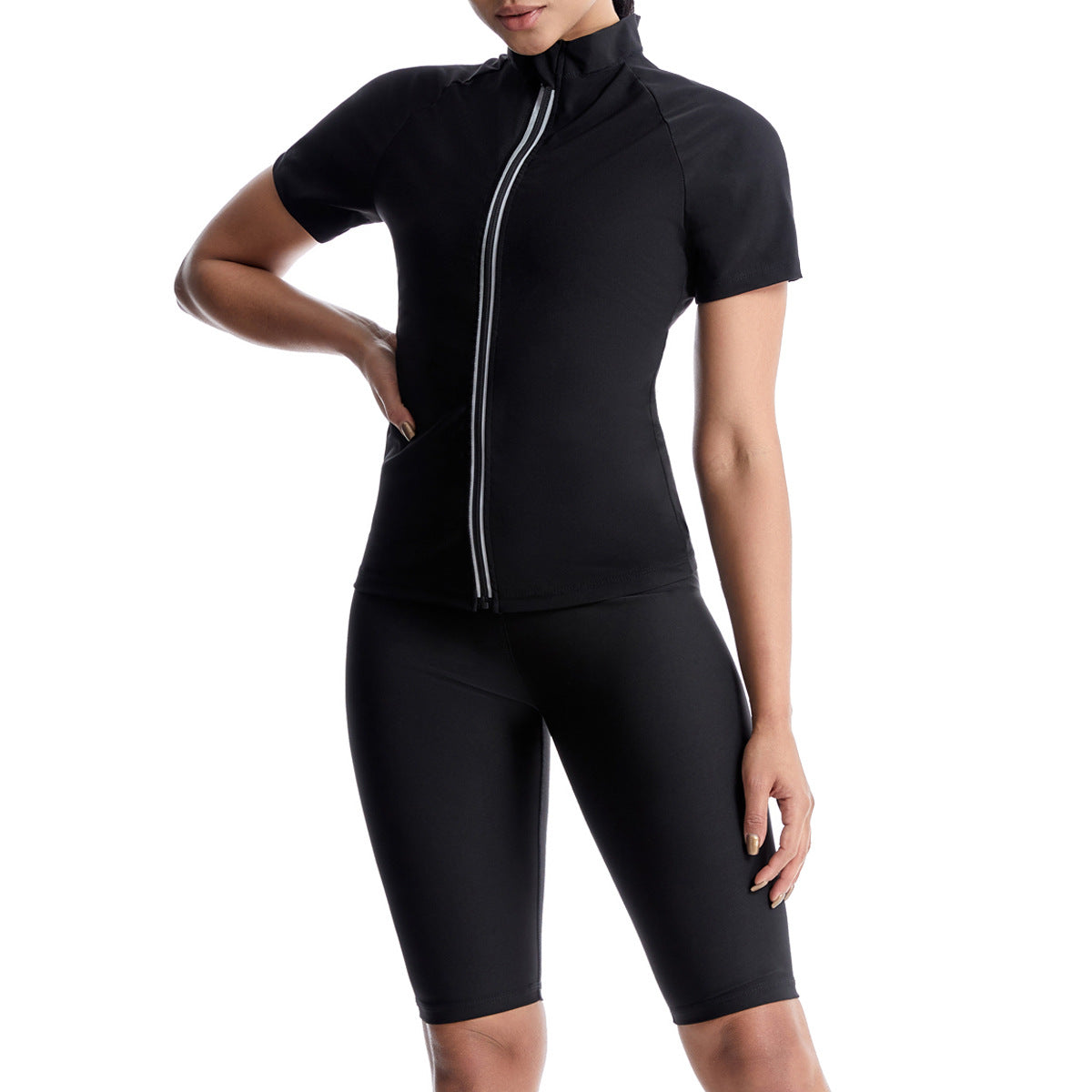 Women’s Sauna Sweat Suit Short Sleeve & Shorts