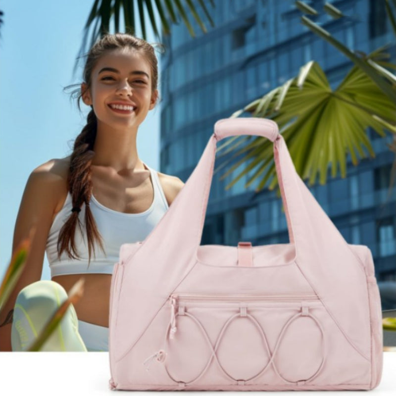 Women’s Large Capacity Gym & Yoga Bag with Bottle Holder