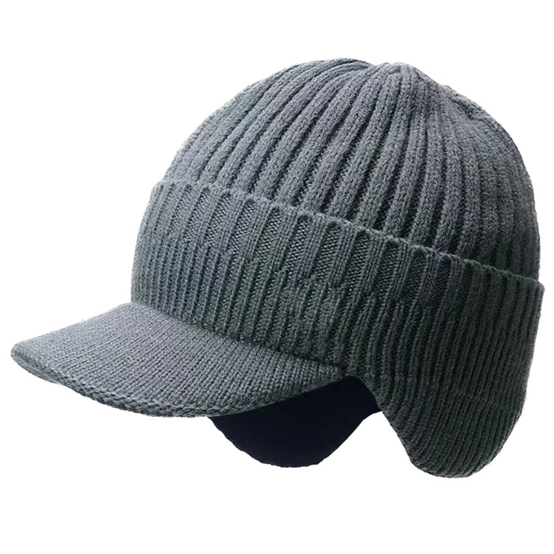 Warm Ear Protection Woolen Cap