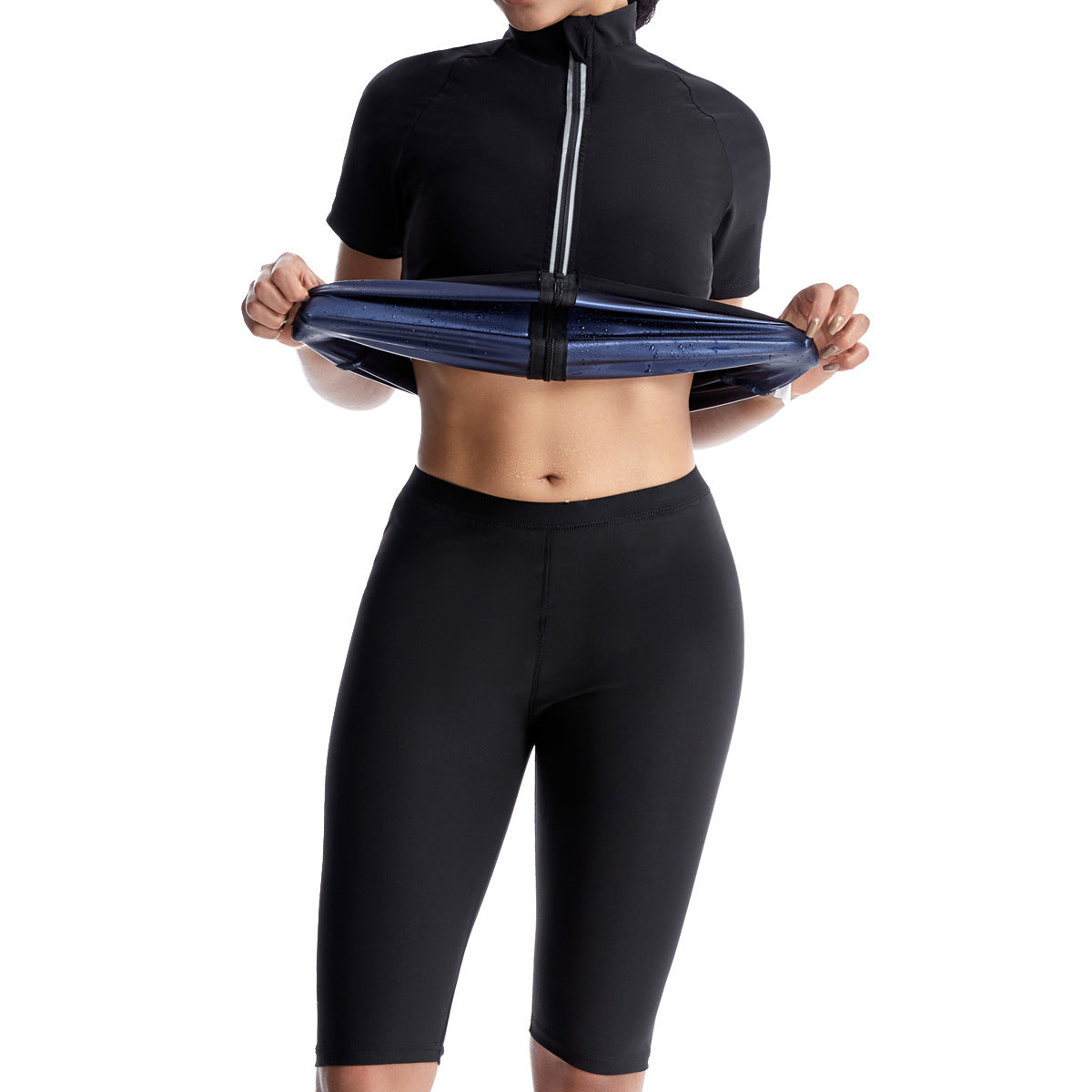 Women’s Sauna Sweat Suit Short Sleeve & Shorts
