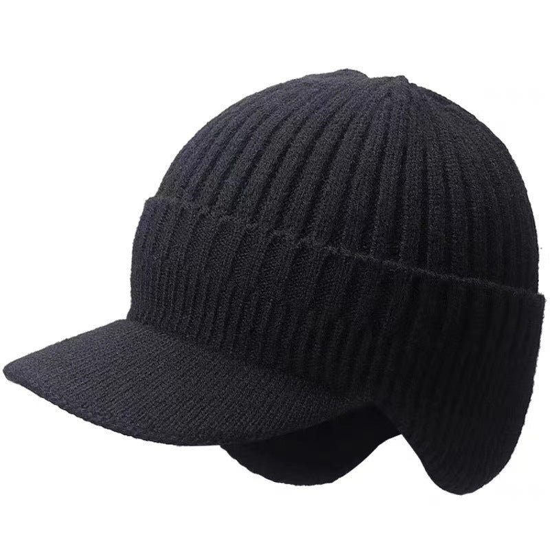 Warm Ear Protection Woolen Cap