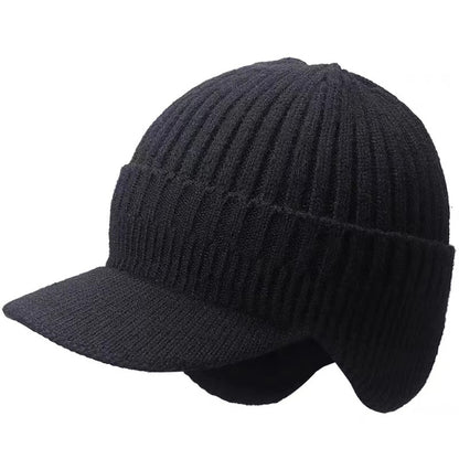 Warm Ear Protection Woolen Cap