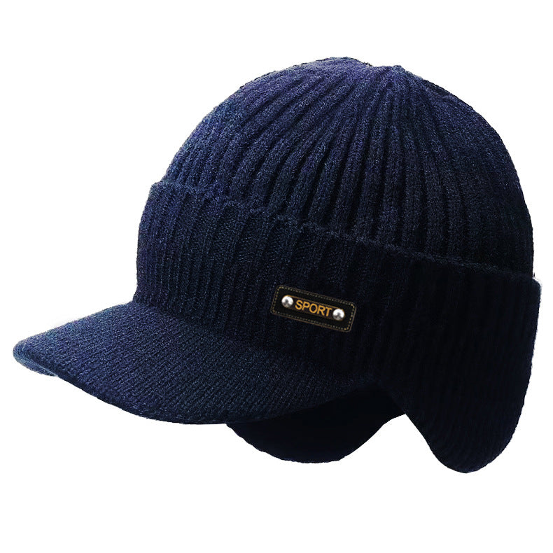 Warm Ear Protection Woolen Cap
