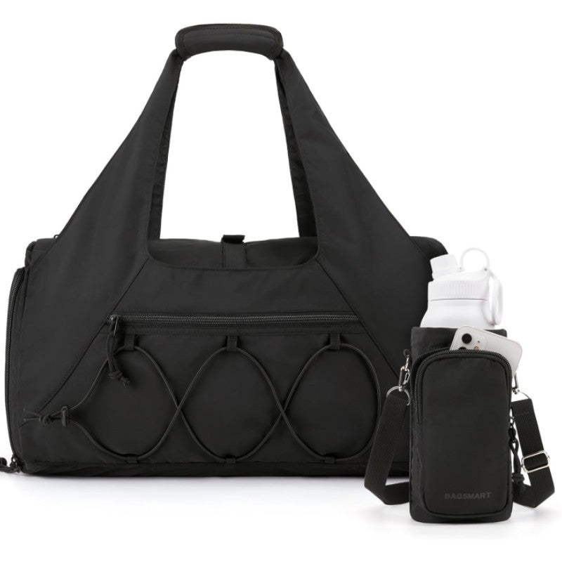 Women’s Large Capacity Gym & Yoga Bag with Bottle Holder