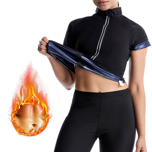 Women’s Sauna Sweat Suit Short Sleeve & Shorts